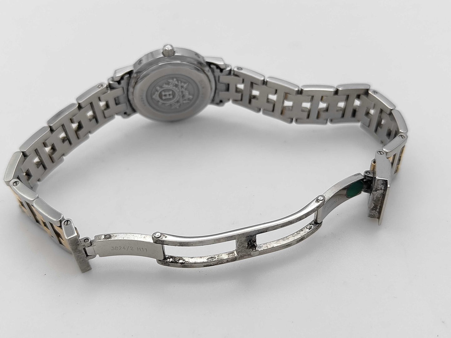 HERMES CL4.221 2724244 Quartz Shell Dial Women's Watch