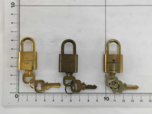 LOUIS VUITTON Padlock 310/323/453 Set Other Accessories