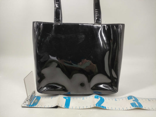 CHANEL Enamel Tote Bag with Chanel Logo, Handbag