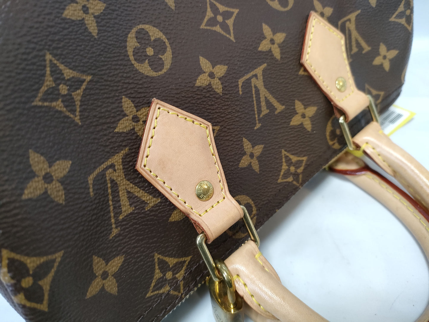 LOUIS VUITTON Monogram Spi Boston Bag