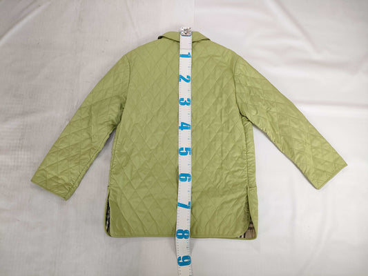 BURBERRY Women's Nylon Jacket in Yellow-Green