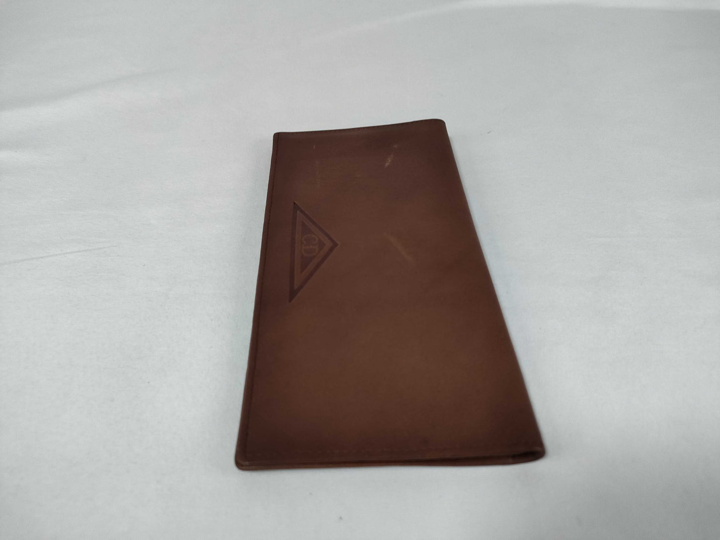 Dior CD logo leather long wallet