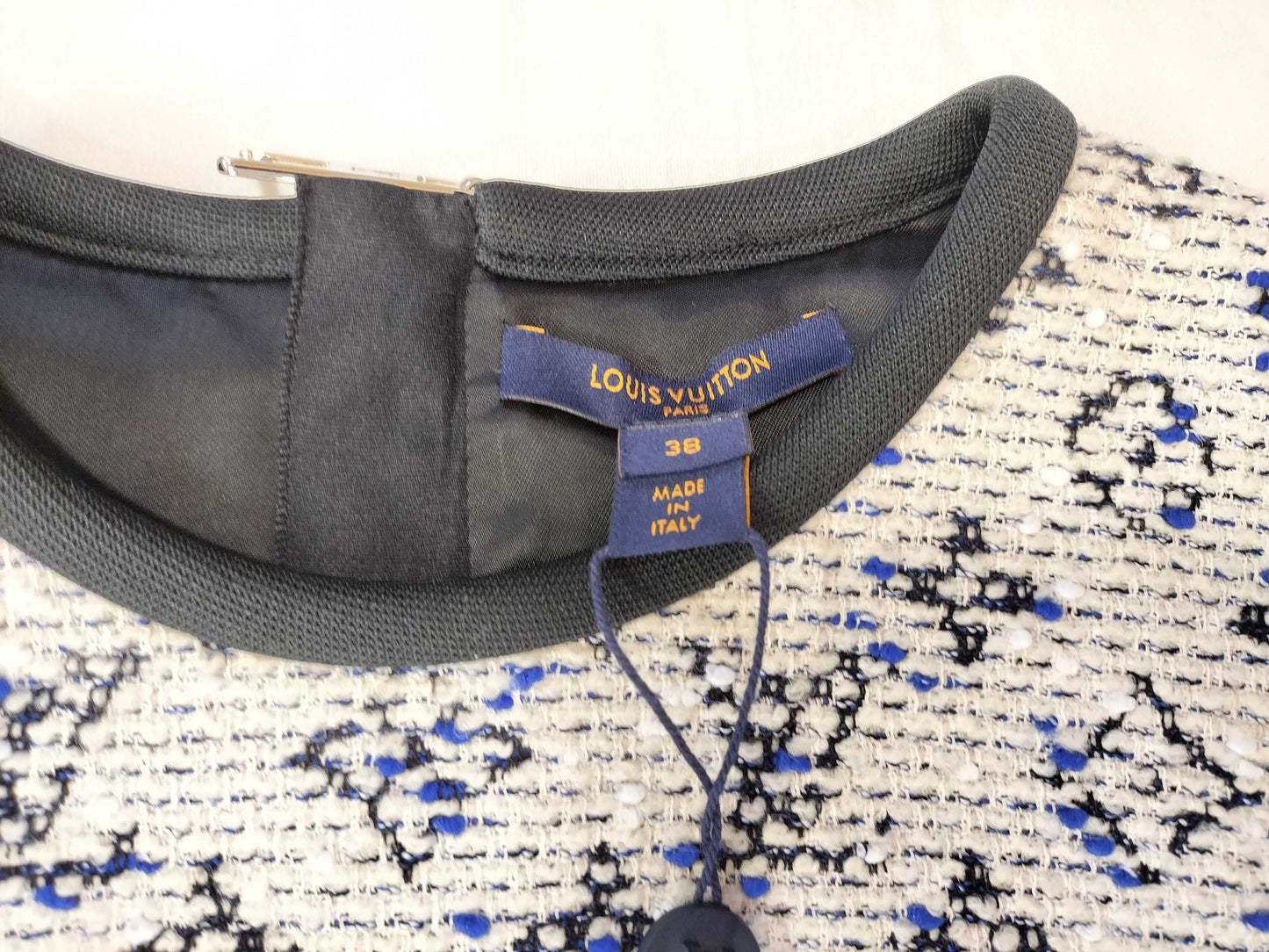 LOUIS VUITTON Monogram/Tweed Dress Dress