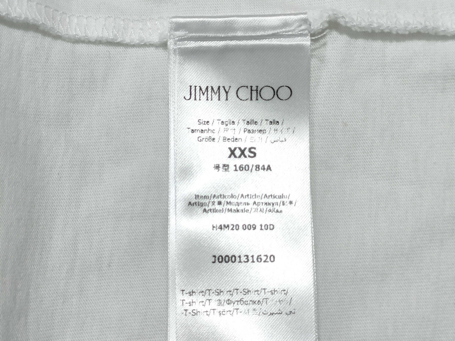 JIMMY CHOO Short Sleeve Shirt/Logo T-Shirt