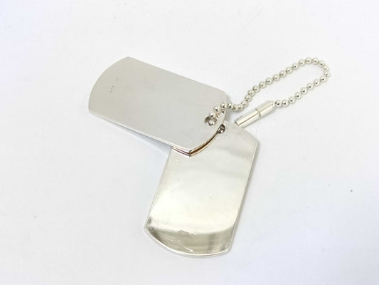 GUCCI Dog Tag 925 Charm