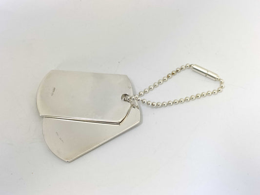 GUCCI Dog Tag 925 Charm