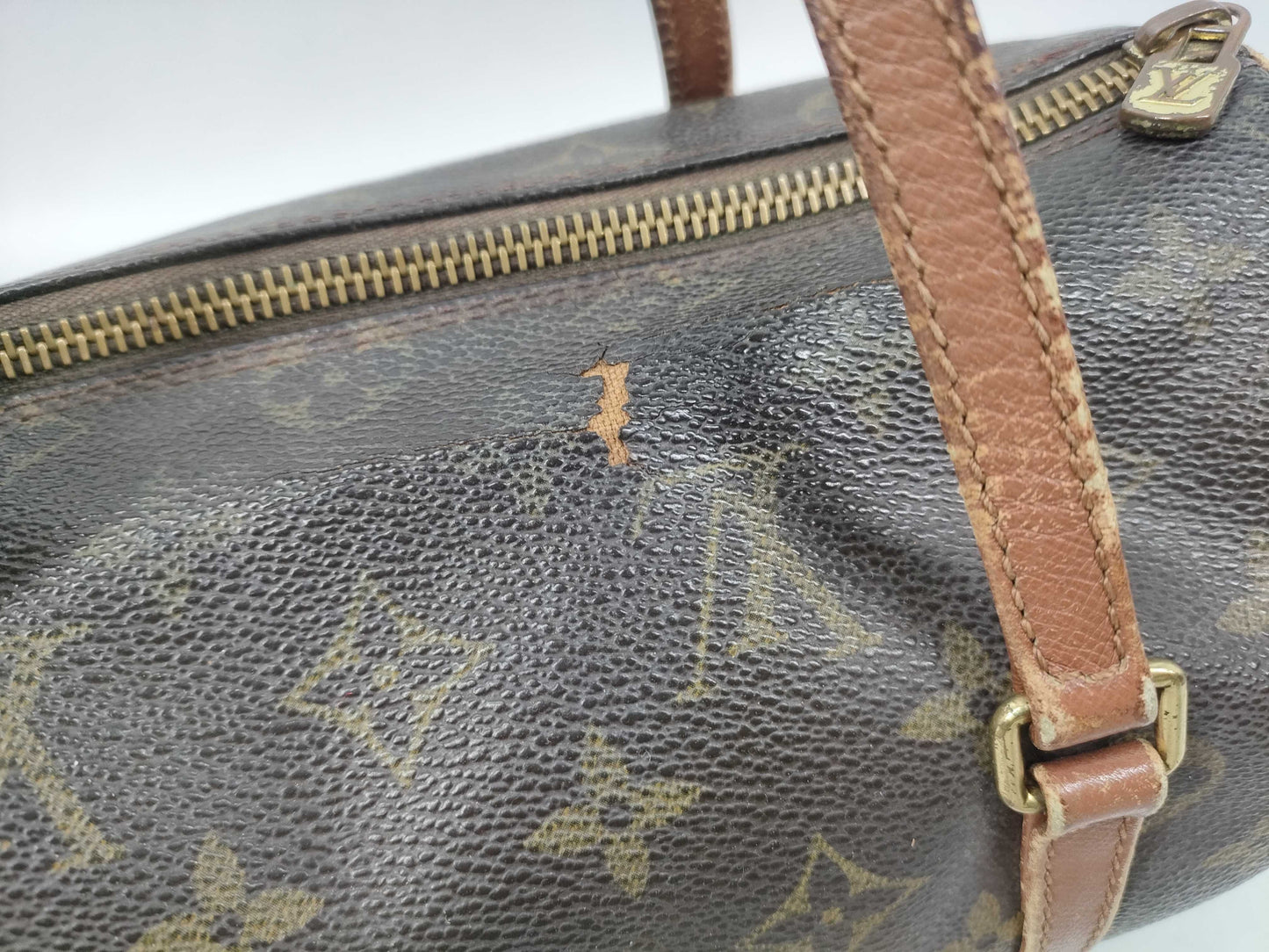 LOUIS VUITTON Monogram Old Papillon 25 Handbag