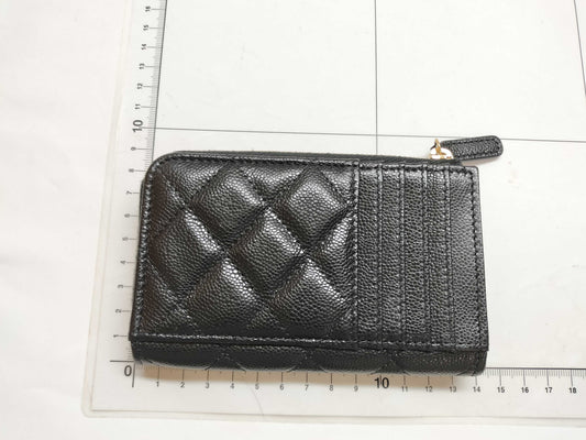 CHANEL Caviar Skin Coin Case/Fragment Coin Case