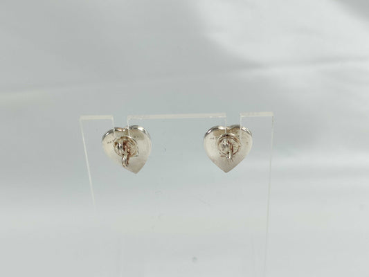 GUCCI Interlocking G SV925 Heart Earrings SV925 Earrings