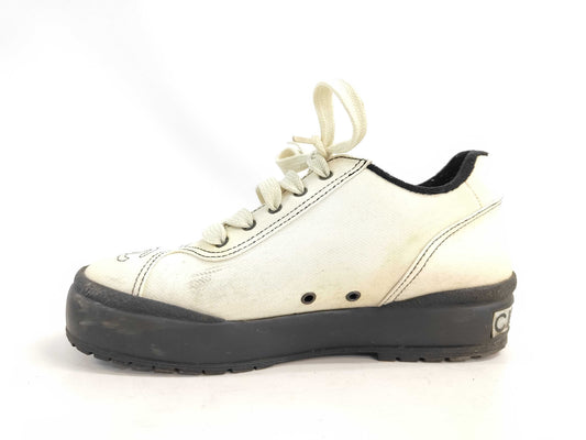 CHANEL Coco Mark Canvas Sneakers