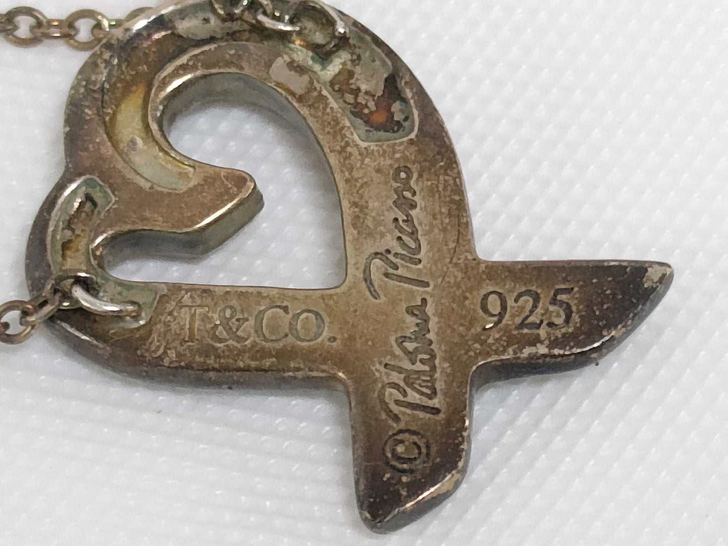 Tiffany & Co. SV925 Loving Heart Necklace