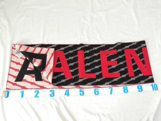 BALENCIAGA Logo Scarf/30*205cm Italian Wool Scarf
