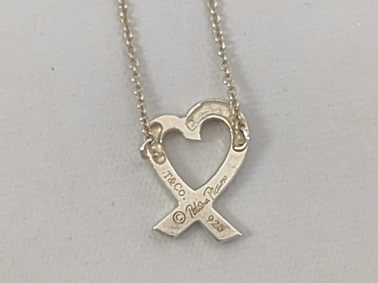 Tiffany & Co. Loving Heart Necklace 925 Necklace