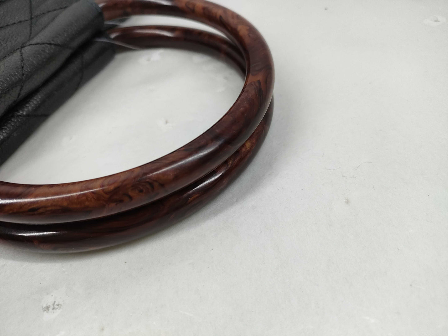 CHANEL Caviar Skin Tortoiseshell/Matelasse Handbag