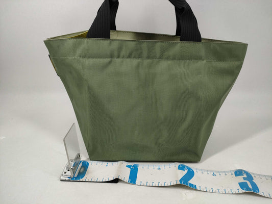 Herve Chapelier Nylon Boat-Shaped Khaki Tote Bag