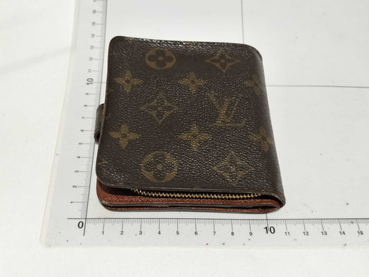 LOUIS VUITTON Monogram Compact Zip Wallet