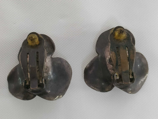 CHANEL Camellia 00T Earrings with Missing Pearls