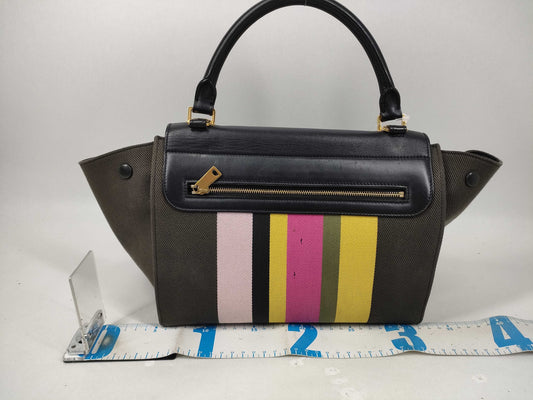 CELINE Canvas 2-Way Handbag