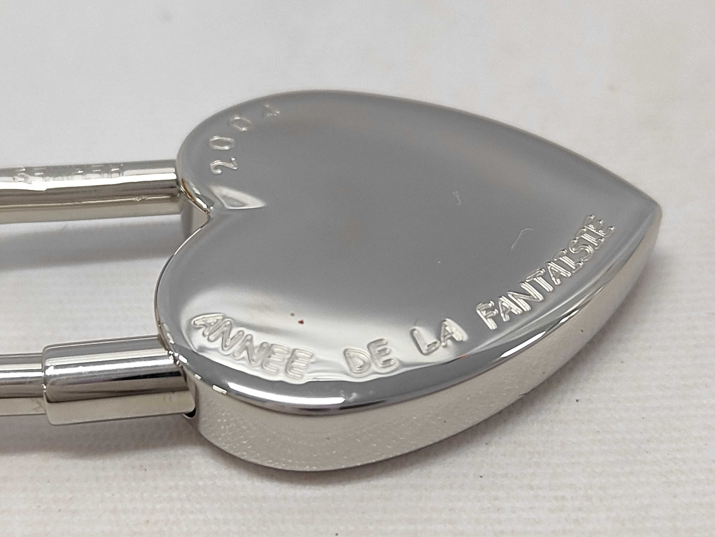 HERMES Fantasy Heart 2004 Cadena with Box Other Accessories