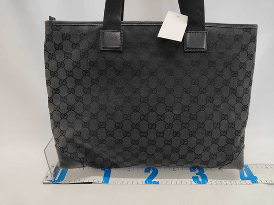 GUCCI GG Canvas 019.0426 Black GG Tote Bag