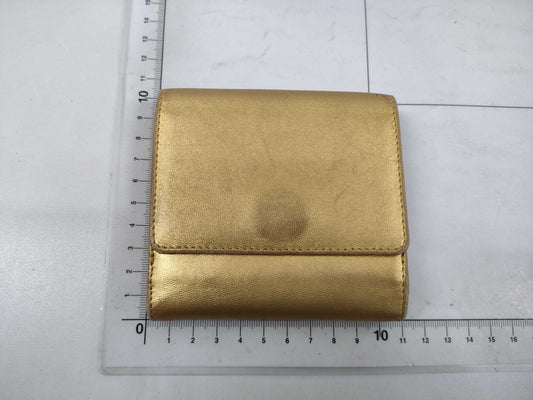 LOEWE Anagram Gold Wallet