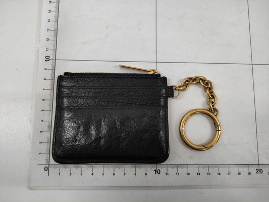 BALENCIAGA Monaco Card Holder with Keychain, Card Case, Pass Case, Business Card Case