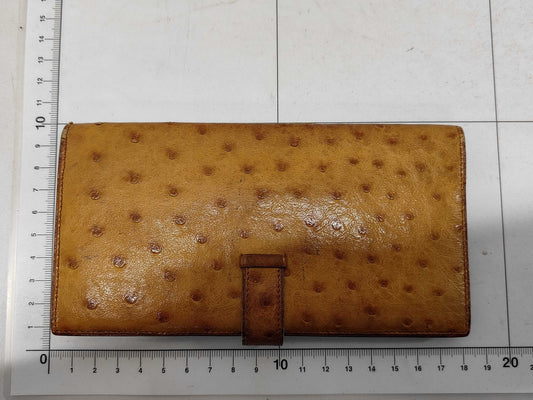 HERMES Ostrich Bearn Wallet