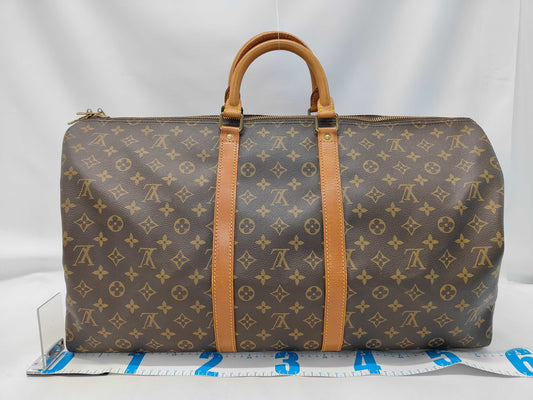 LOUIS VUITTON Monogram M41414 Keepall Bandouliere 55 Boston Bag