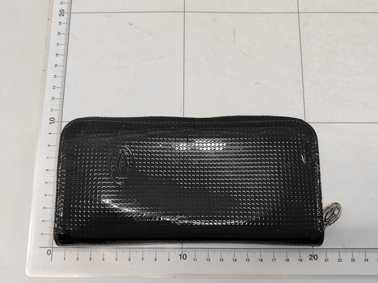 Cartier Happy Birthday Round Zip Long Wallet Black Wallet