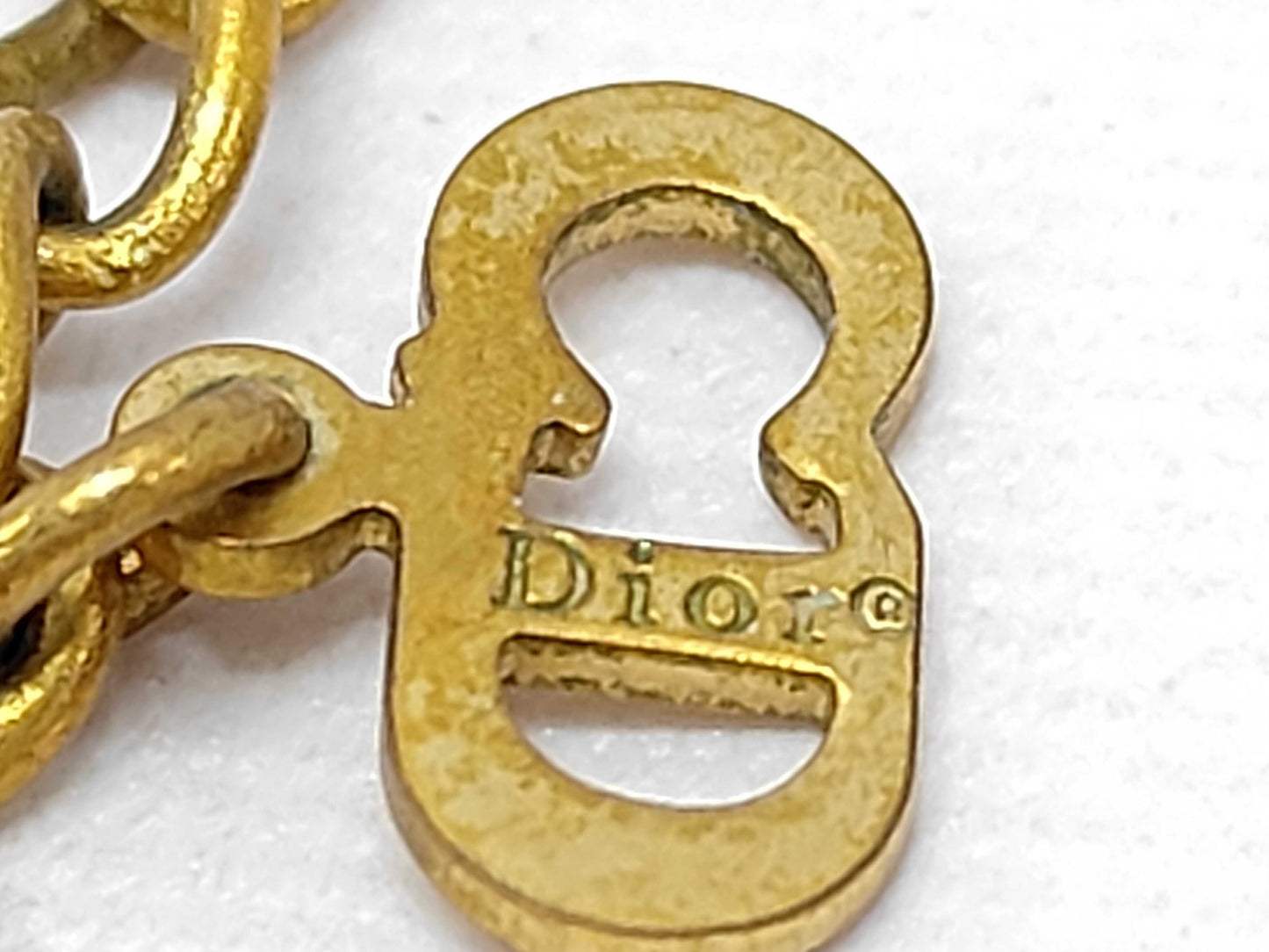 Dior Logo Cube Necklace Necklace