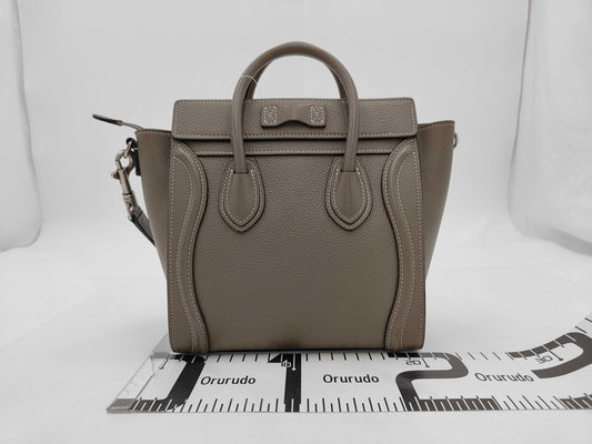 CELINE Luggage Nano Shopper Handbag