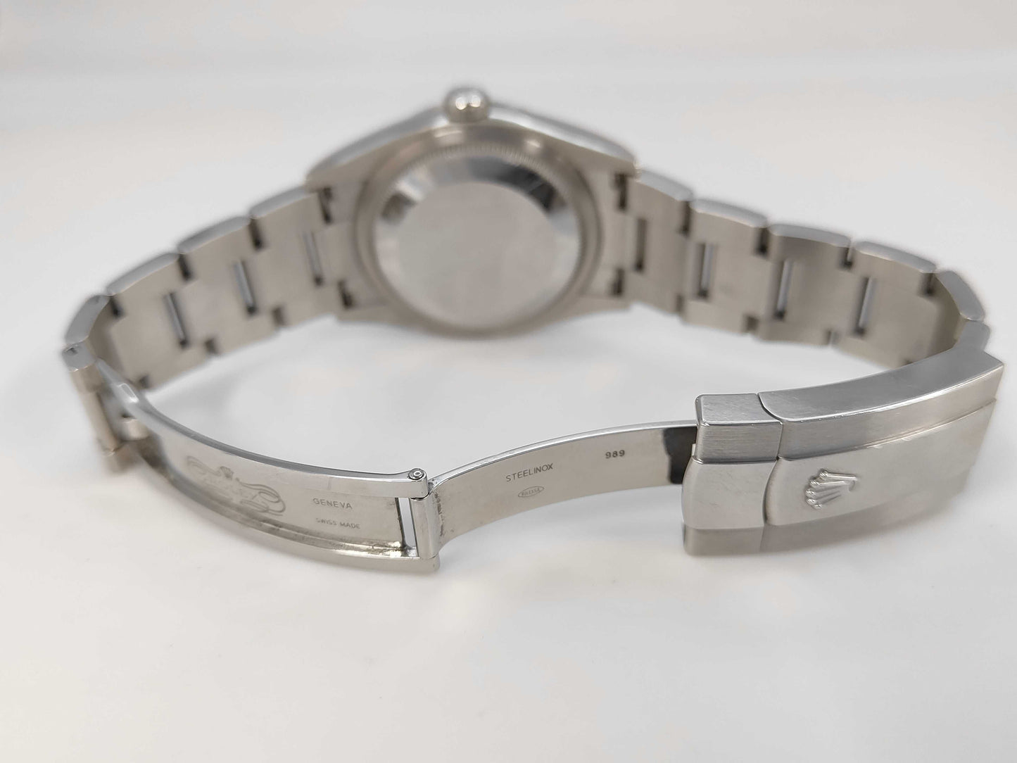 ROLEX 126200 184G13V3 White Roman Oyster Men's Watch