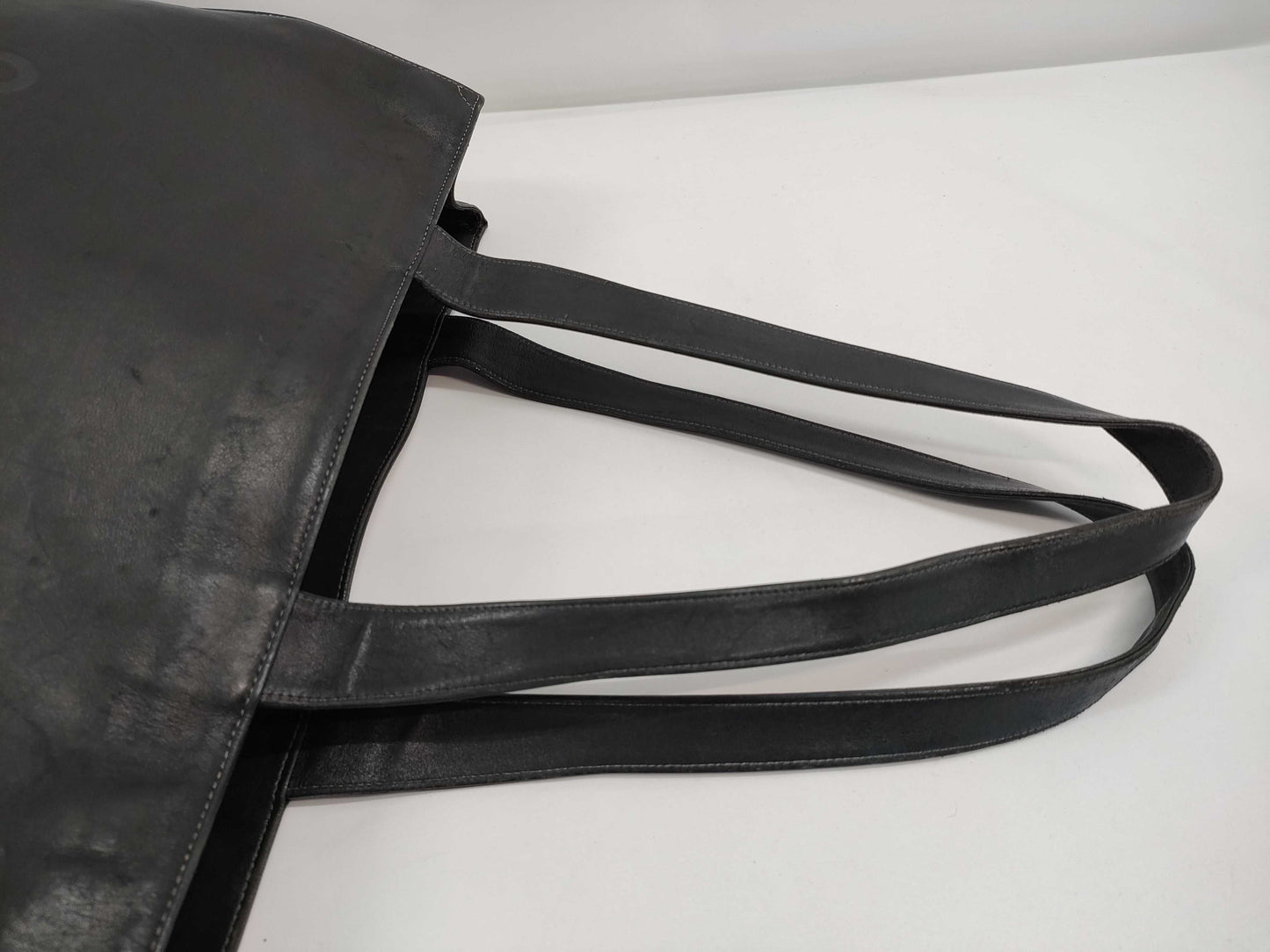 CHANEL Lambskin Leather Tote Bag with Coco Mark, Black