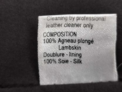 CHANEL Lamb Leather Skirt