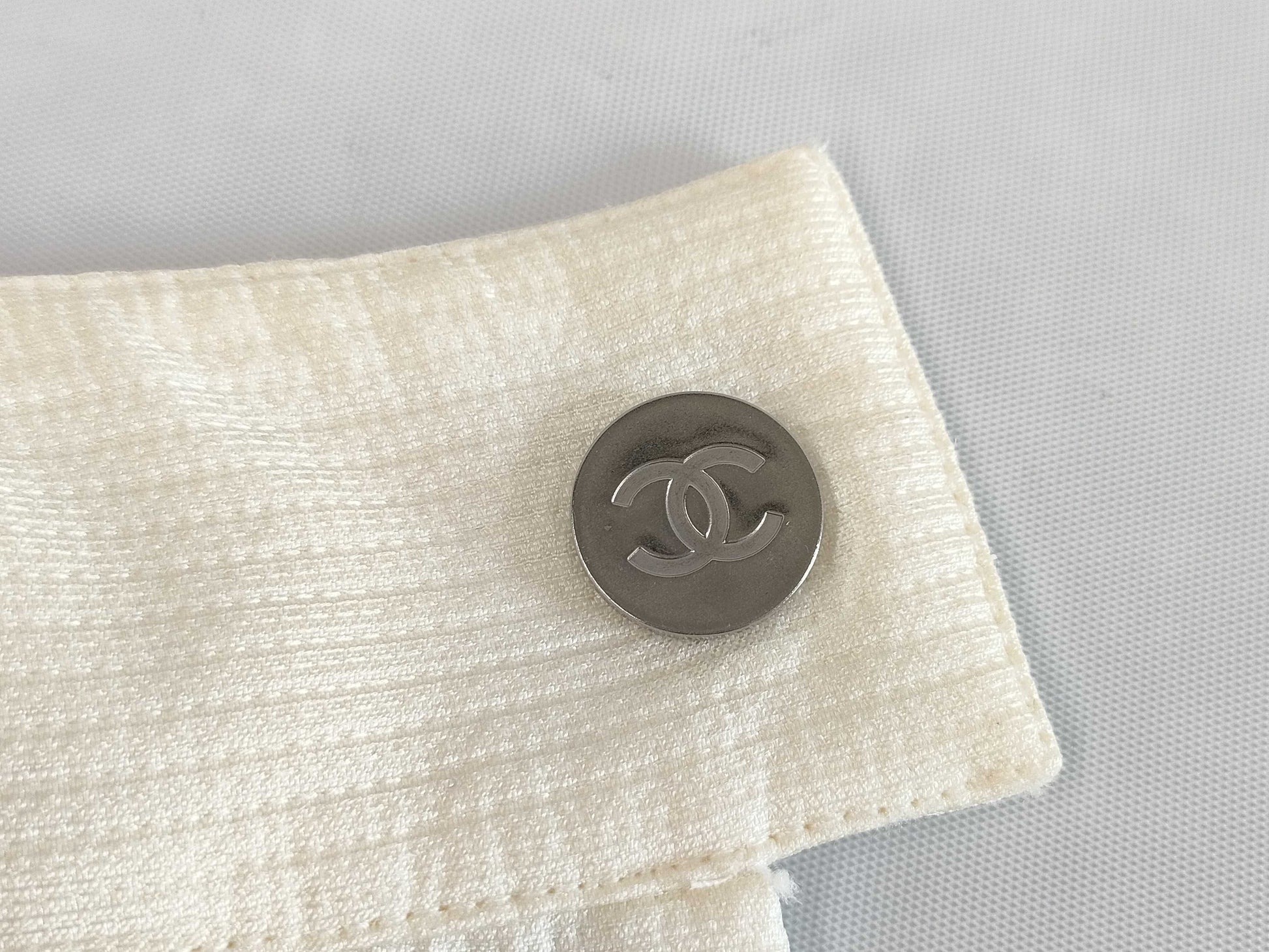 CHANEL Dress P40821W04662 #36 Cream x Gold