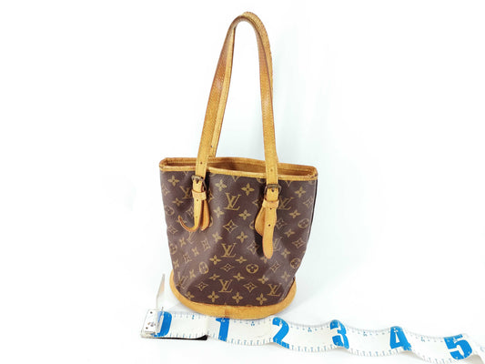 LOUIS VUITTON Louis Vuitton Bucket PM Pouch Tote Bag