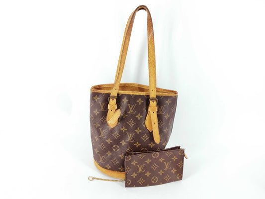 LOUIS VUITTON Louis Vuitton Bucket PM Pouch Tote Bag