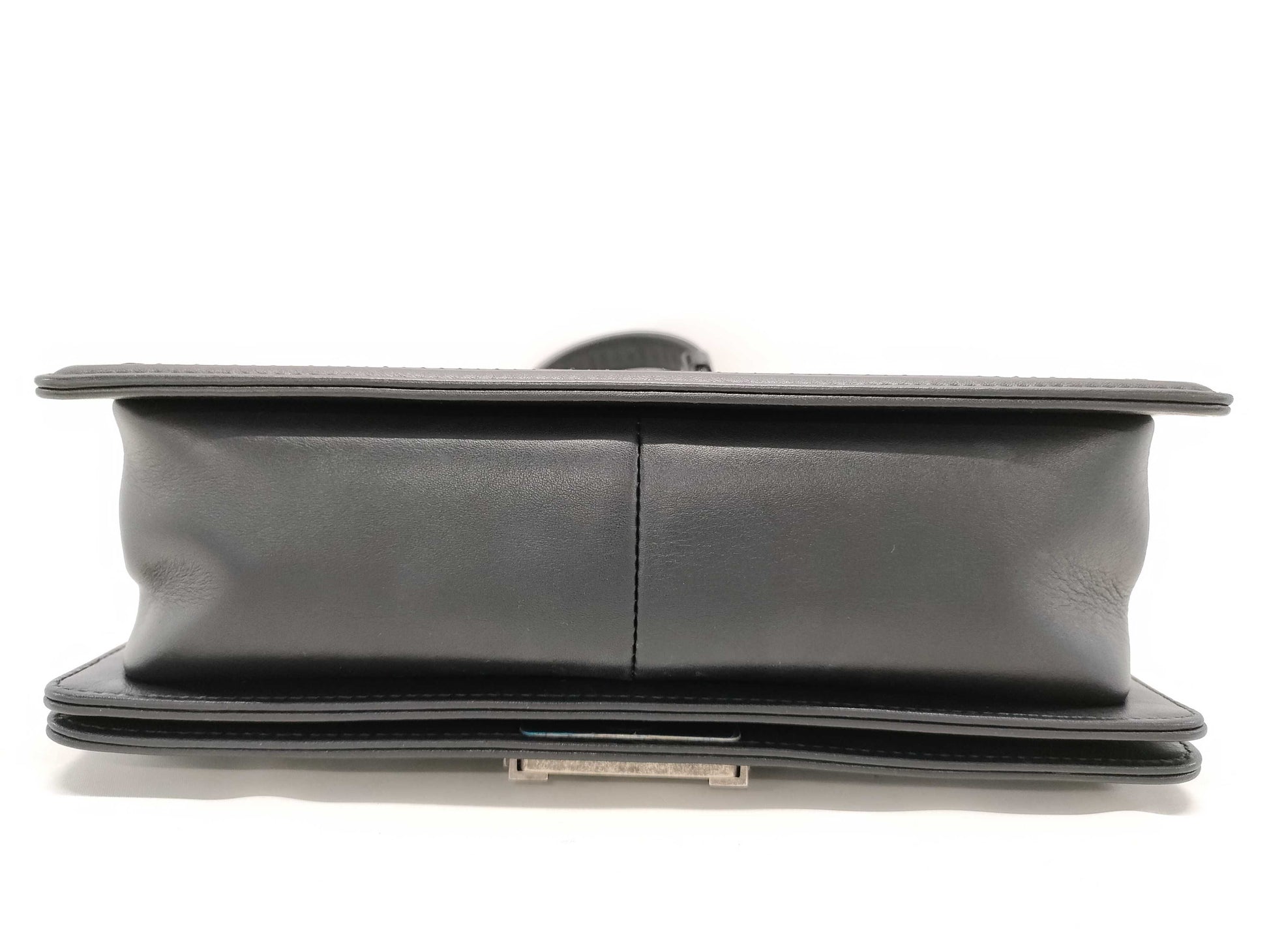 CHANEL Black and White Braided Leboy Shoulder Bag