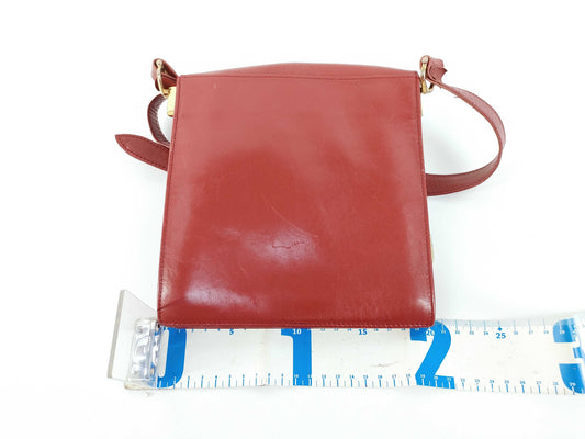 Cartier Must Line Leather Shoulder Bag Bordeaux