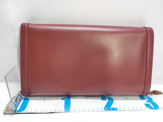 Cartier Must Line Leather Shoulder Bag Bordeaux