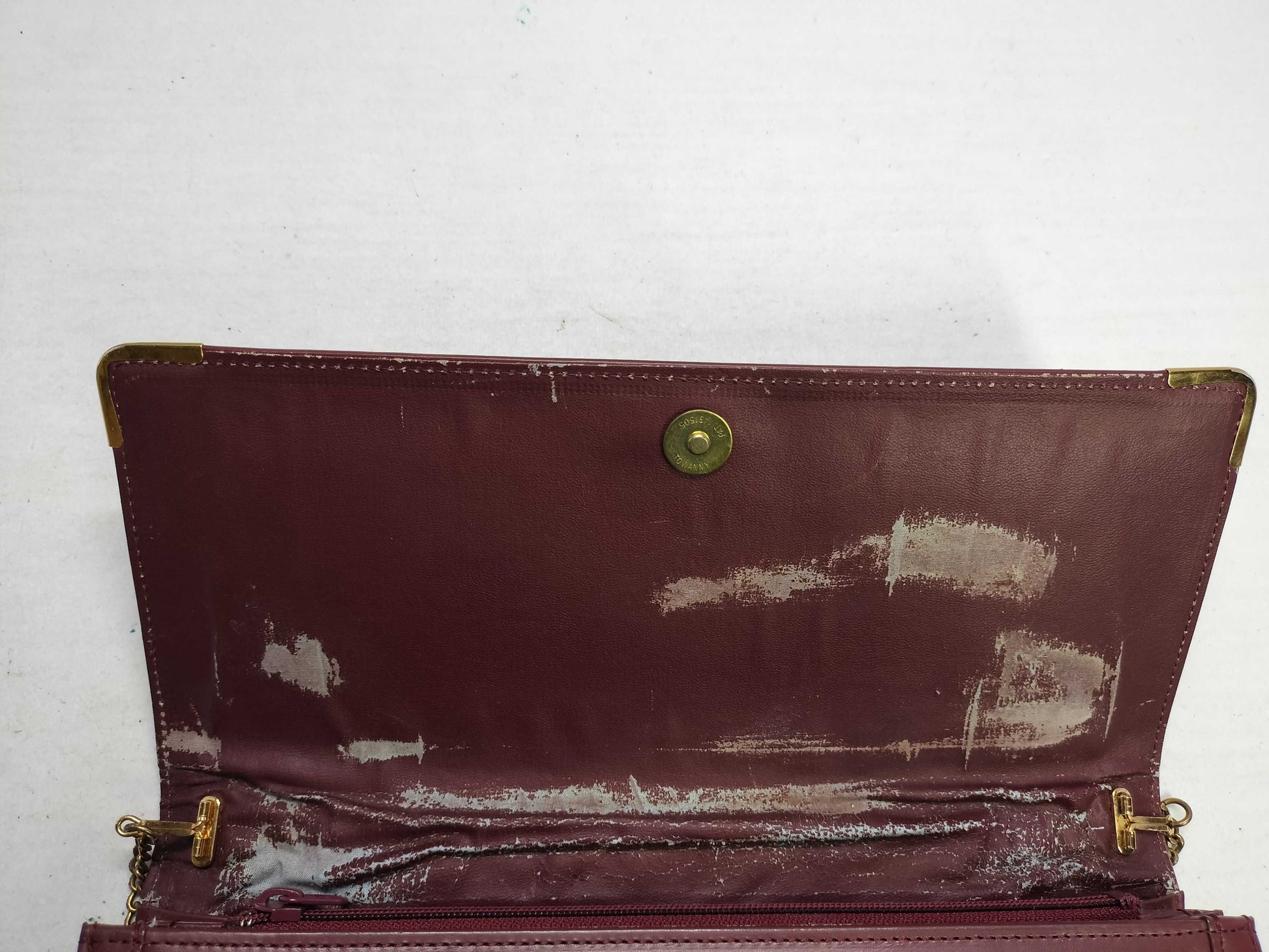 Cartier Must Line Leather Shoulder Bag Bordeaux