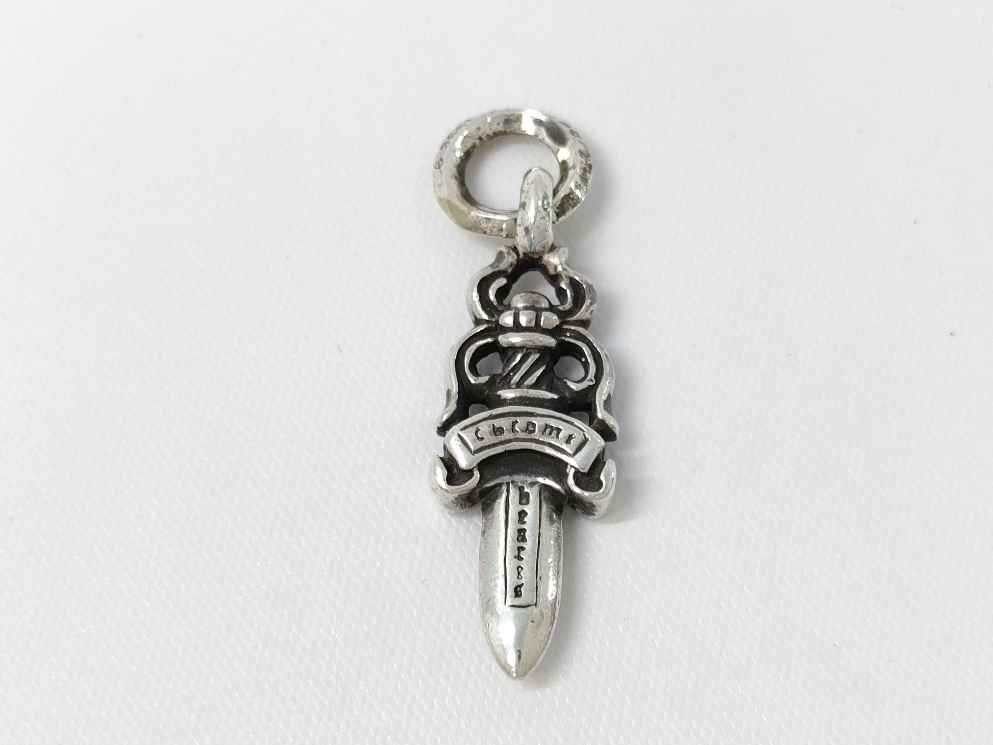 CHROME HEARTS Dagger Charm Pendant with Guarantee