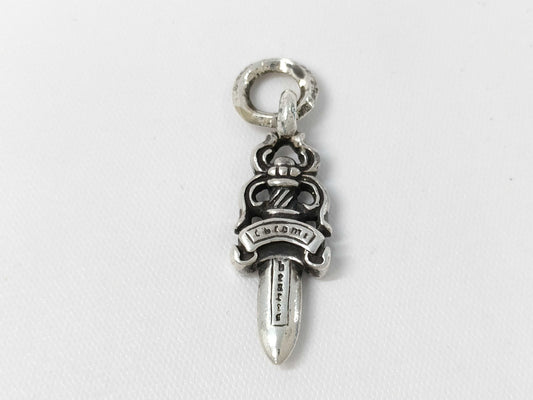 CHROME HEARTS Dagger Charm Pendant with Guarantee