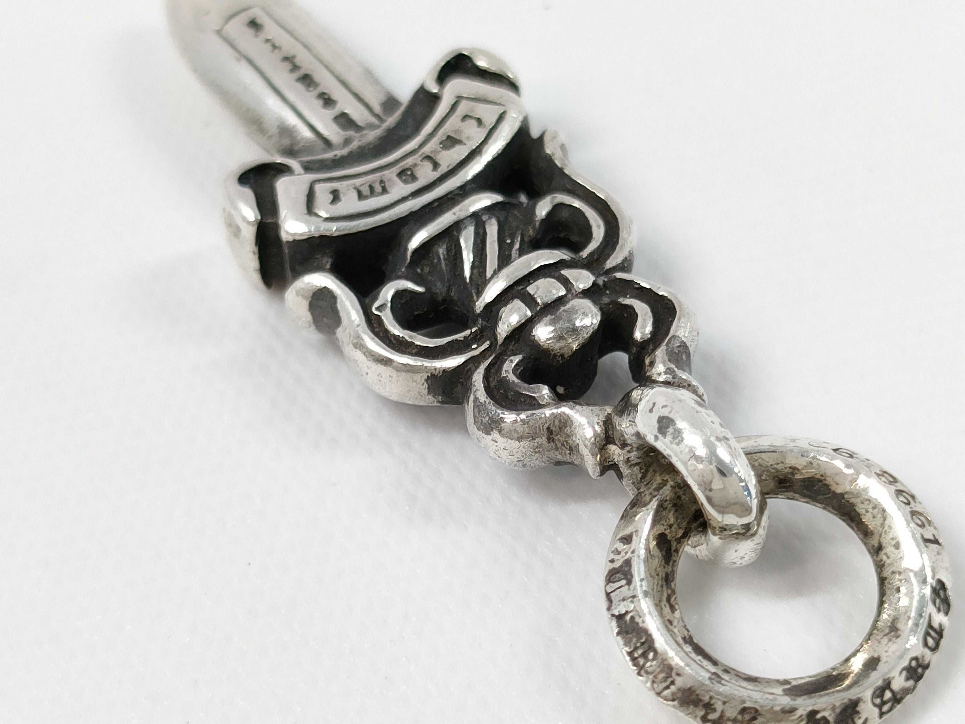 CHROME HEARTS Dagger Charm Pendant with Guarantee