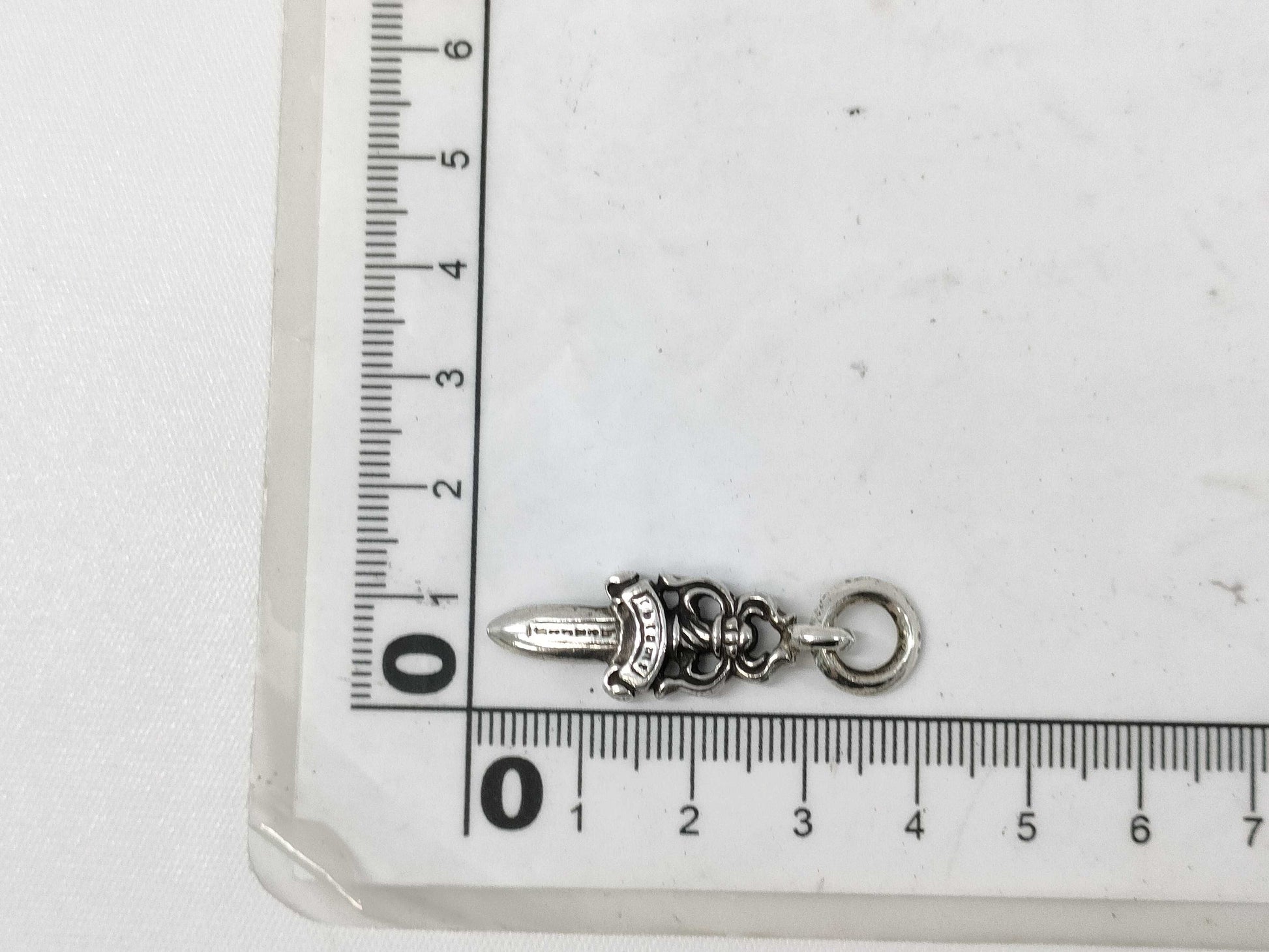CHROME HEARTS Dagger Charm Pendant with Guarantee