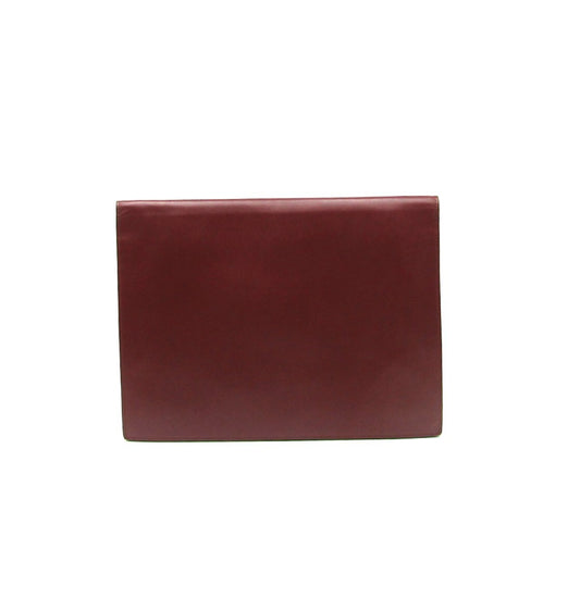 Cartier Must Line Clutch Leather/Bordeaux G Hardware Clutch Bag