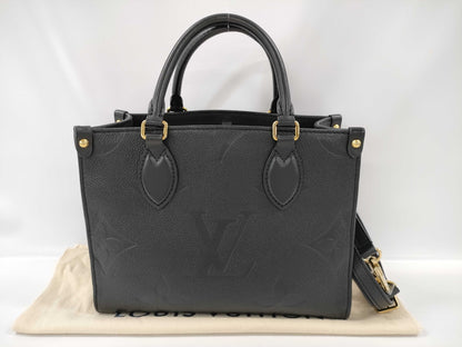 LOUIS VUITTON M45653 Empreinte On-the-Go PM Noir Handbag