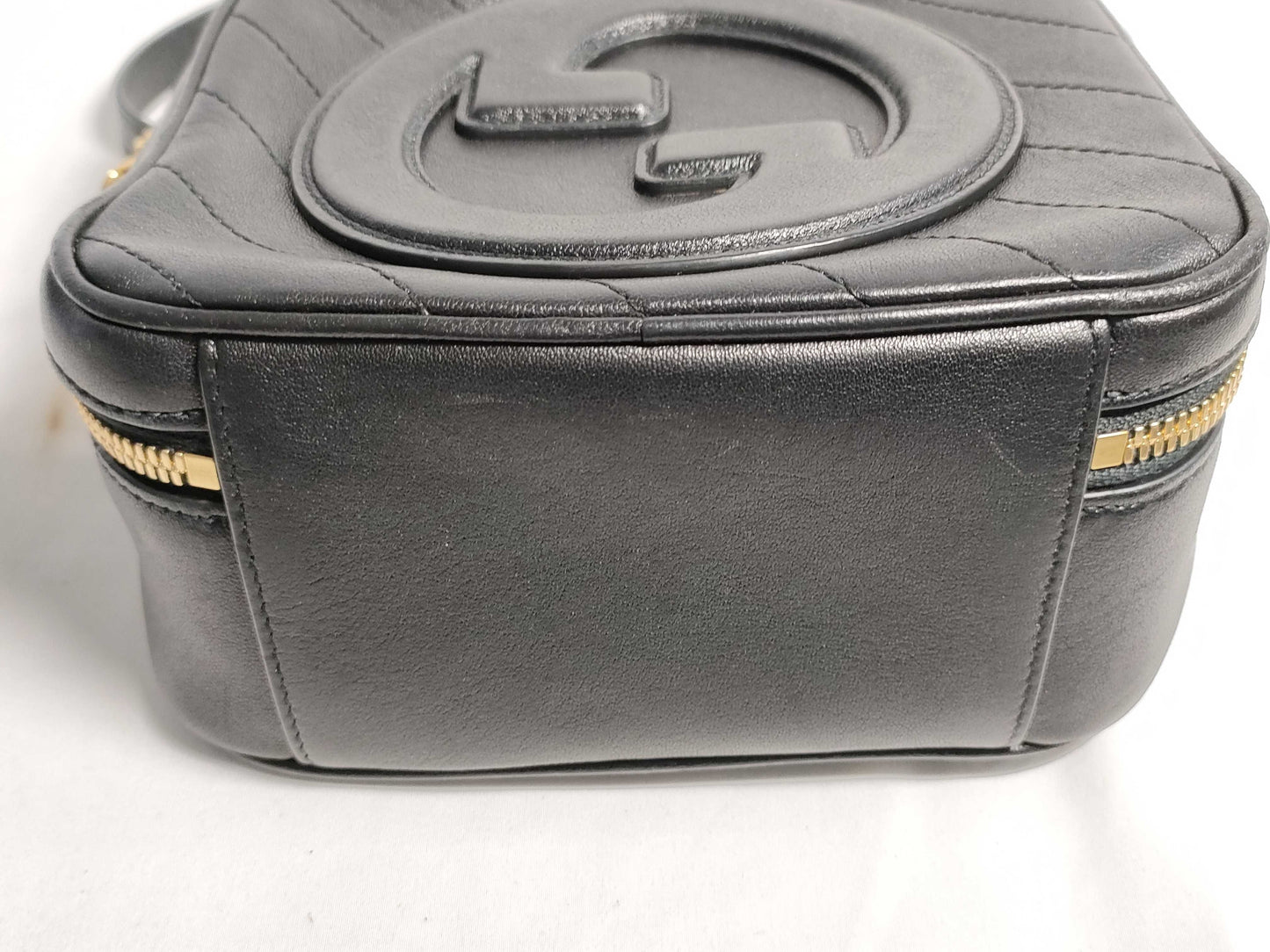 GUCCI Blondie Top Handle Bag 744434 Leather Shoulder Bag Handbag