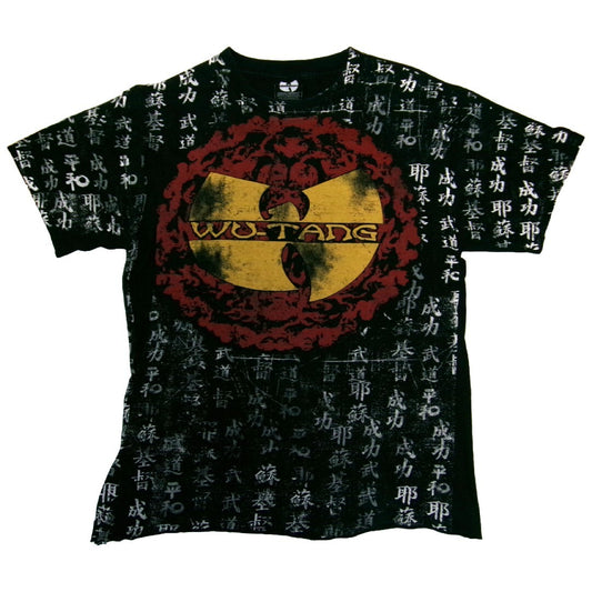 WU TANG CLAN Kanji T-shirt, Vintage, Official, Size M