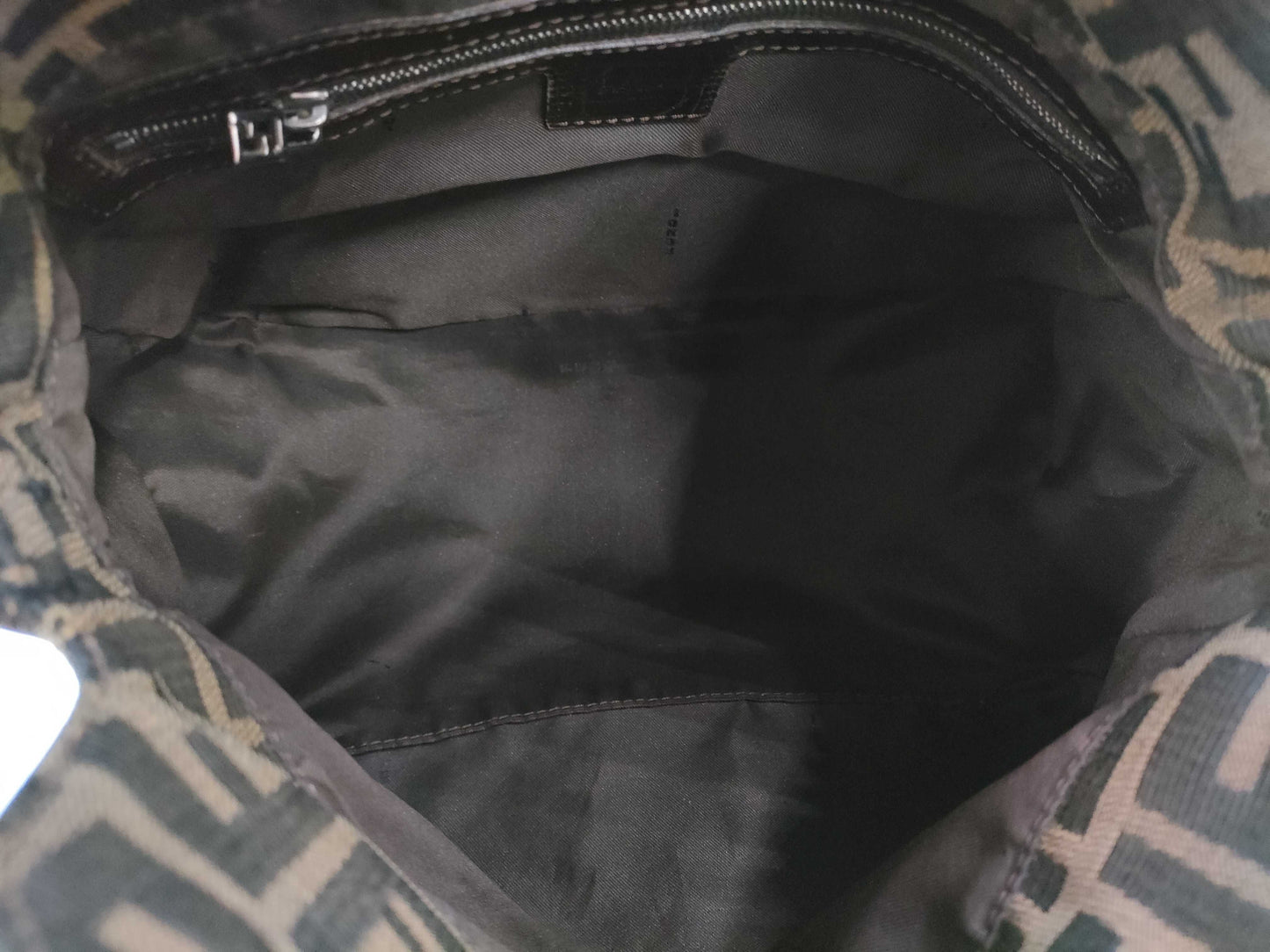 FENDI Zucca Mamma Bucket Handbag